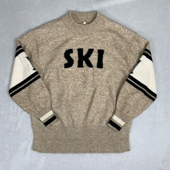Lou & Grey Sweaters - Lou & Grey Ski Sweater Womens Novelty Size L Varsity Style Cozy